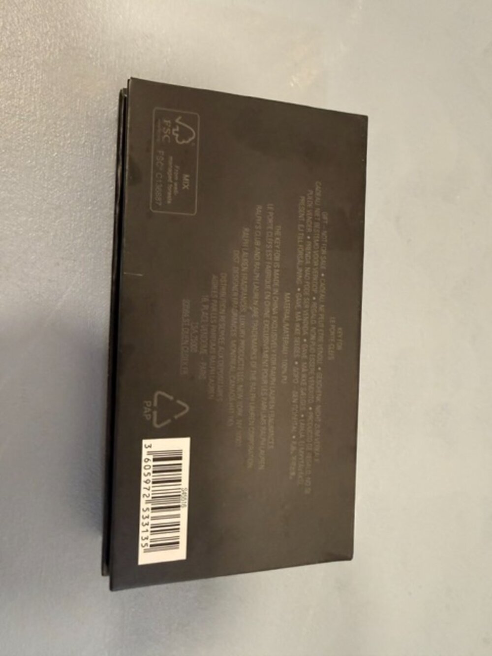 Ralph Lauren Black Diamond Ralph’s Club Keychain Keyring - Picture 6 of 6